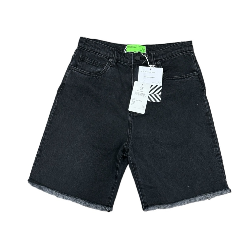 SR vs. Sandrine Rose "the Virgin Label” Free People Shorts Black Denim Size 27